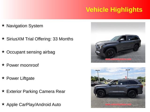 New 2026 Toyota Sequoia Platinum w/ TRD Off-Road Package AWD/4WD image 3