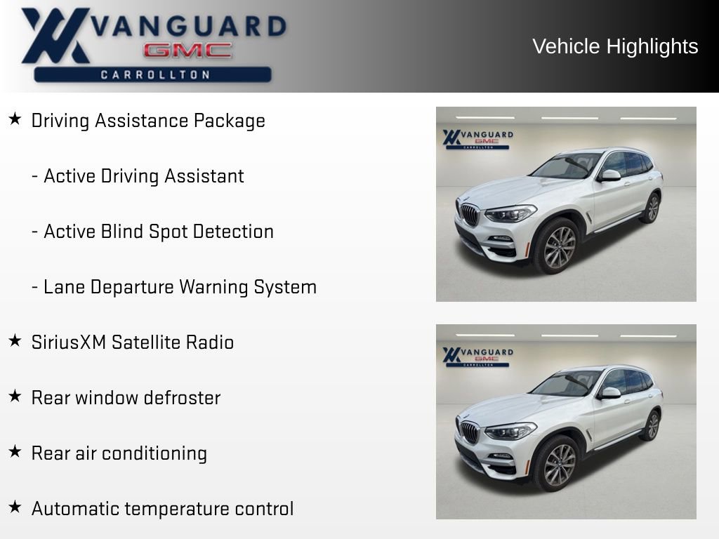 Used 2019 BMW X3 xDrive30i w/ Convenience Package image 8