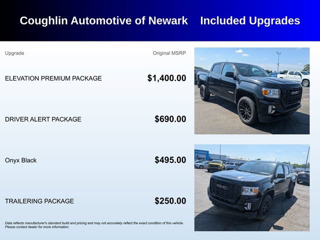 Used 2022 GMC Canyon Elevation w/ Elevation Premium Package AWD/4WD image 3