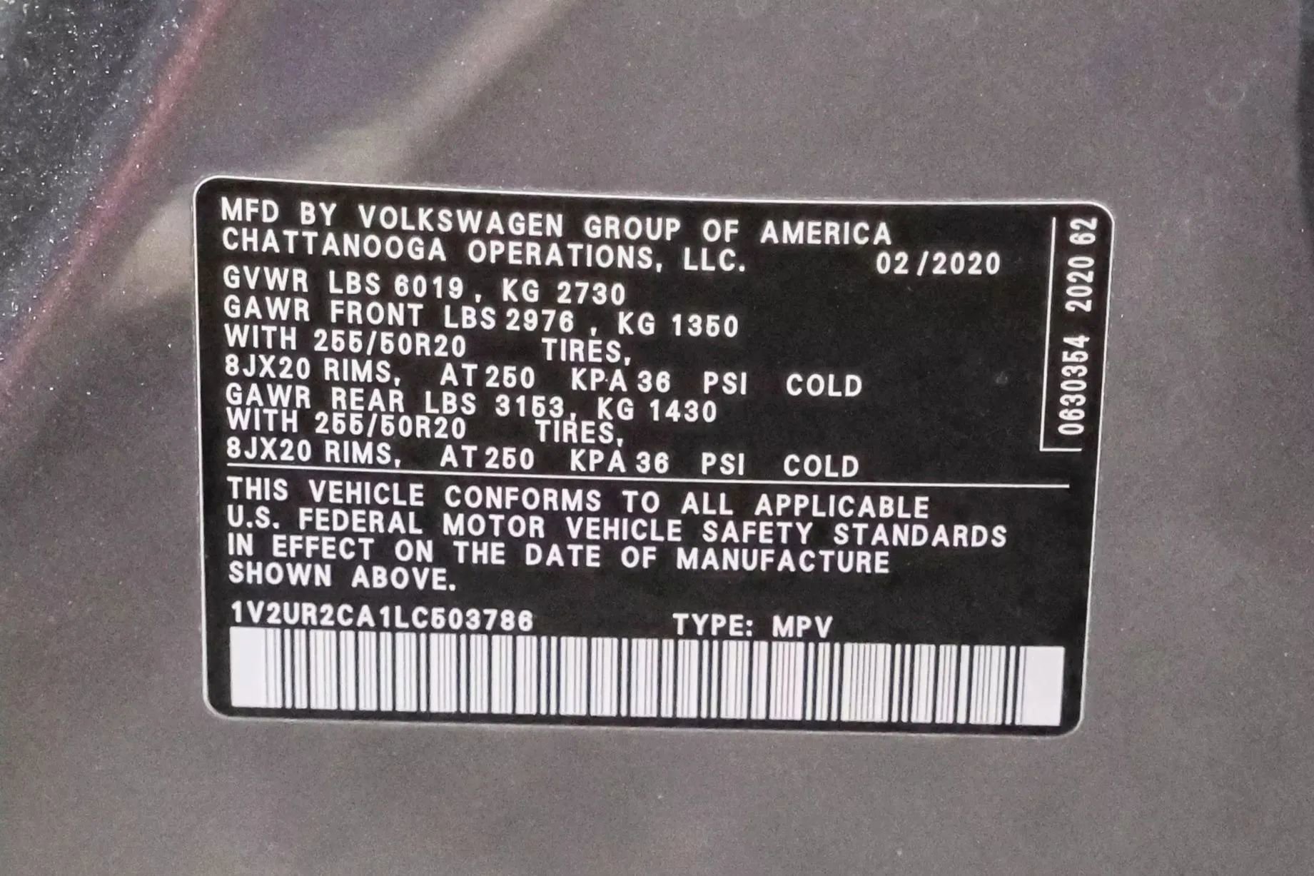 Used 2020 Volkswagen Atlas SE w/ Towing Package image 54
