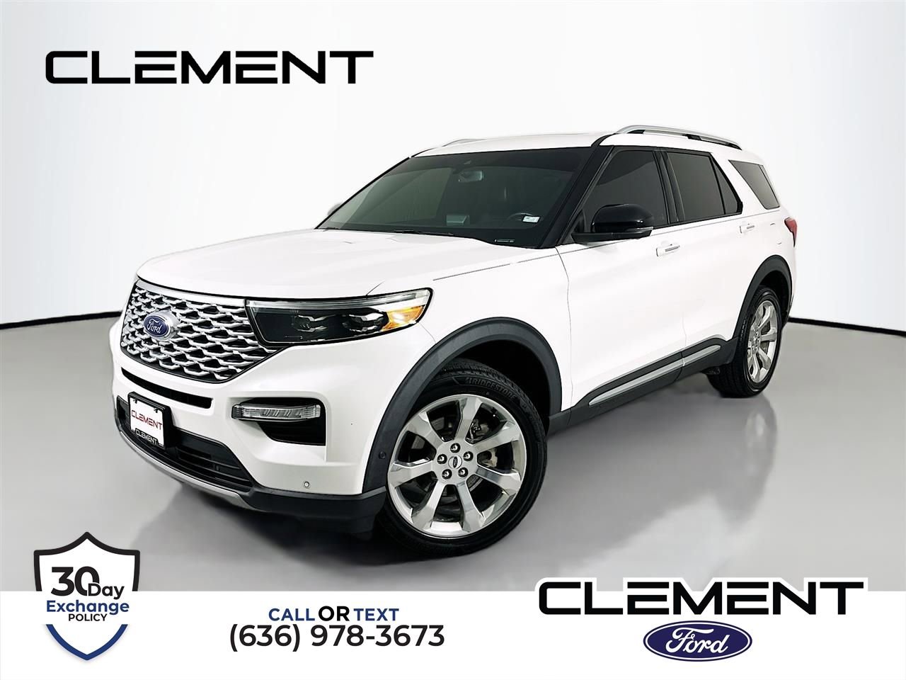 Certified 2020 Ford Explorer Platinum w/ Premium Technology Package