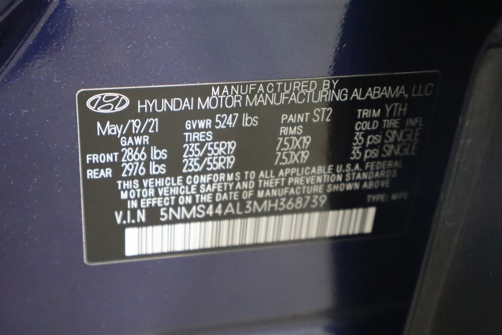 Used 2021 Hyundai Santa Fe Limited FWD image 41
