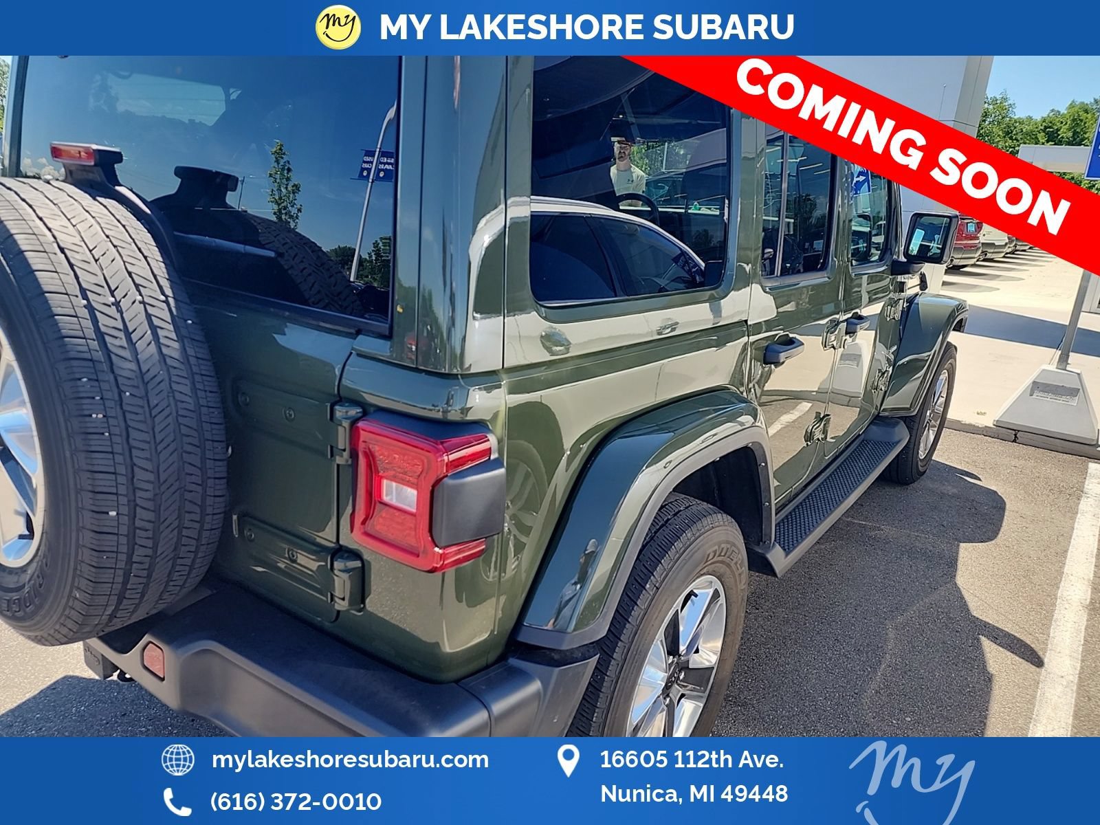 Used 2023 Jeep Wrangler Unlimited Sahara w/ LED Lighting Group AWD/4WD image 7