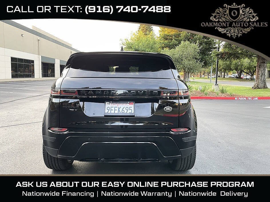Used 2020 Land Rover Range Rover Evoque S AWD/4WD image 6
