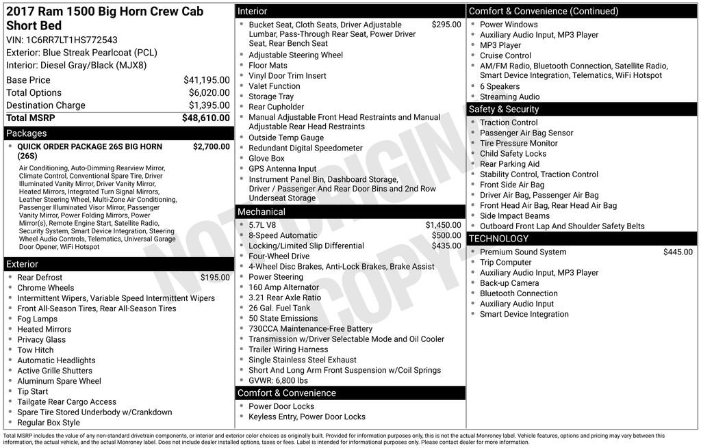Used 2017 RAM 1500 Big Horn image 37