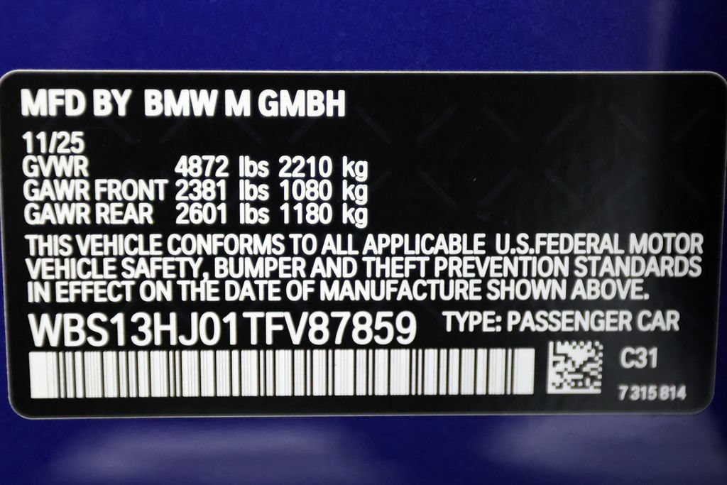 Used 2026 BMW M3 RWD image 57