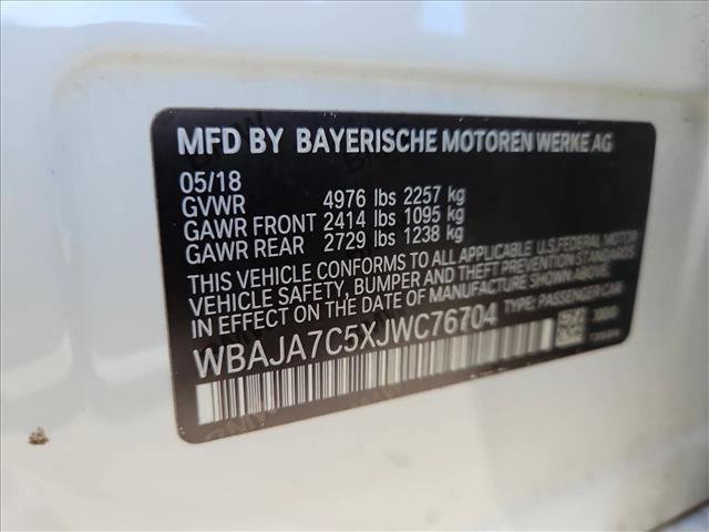 Used 2018 BMW 530i xDrive w/ Premium Package AWD/4WD image 23