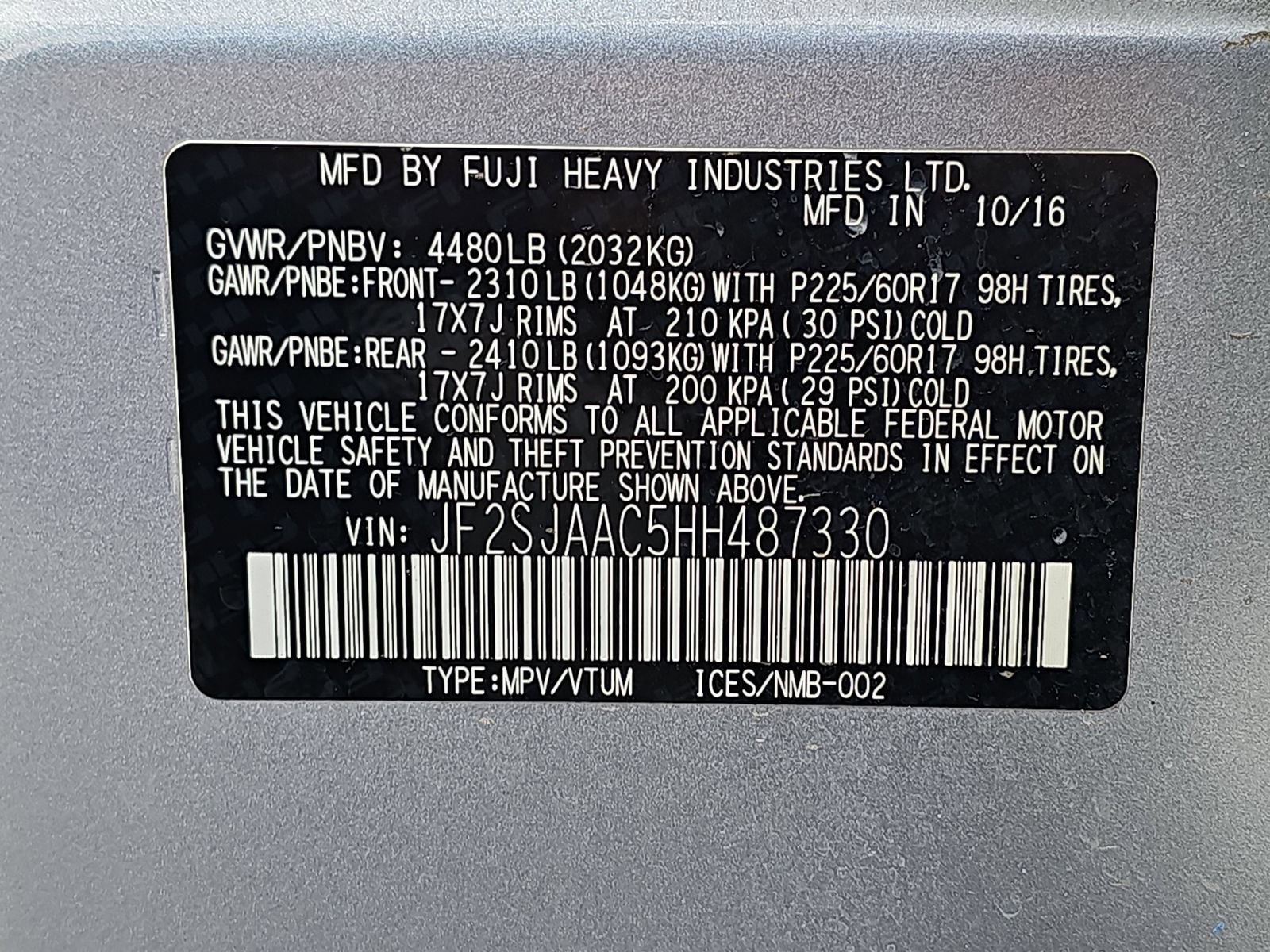 Used 2017 Subaru Forester 2.5i AWD/4WD image 16