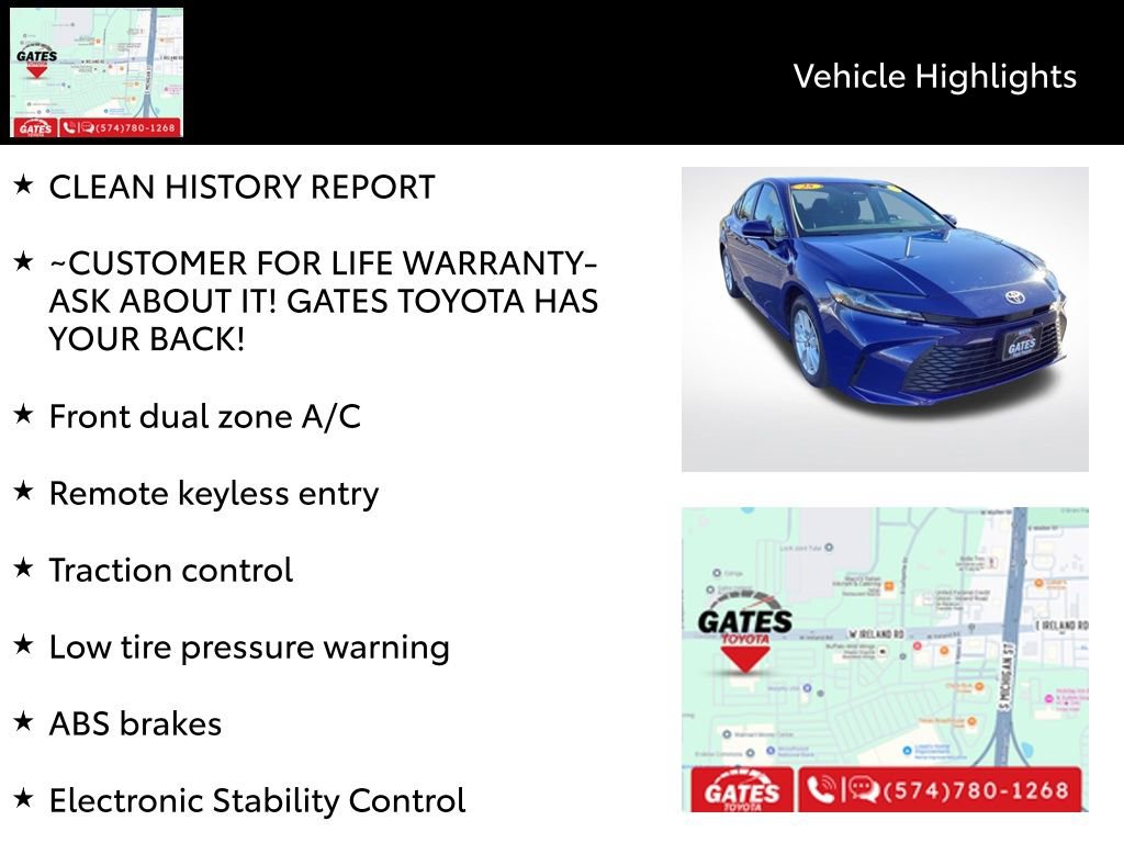 Used 2025 Toyota Camry LE FWD image 7