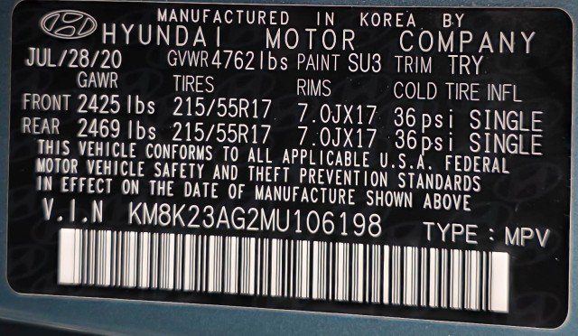 Used 2021 Hyundai Kona SEL w/ Cargo Package FWD image 41