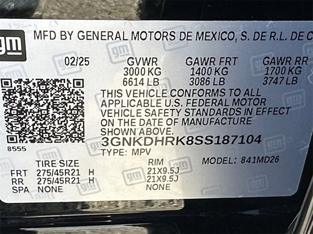 Used 2025 Chevrolet Blazer EV RS image 25