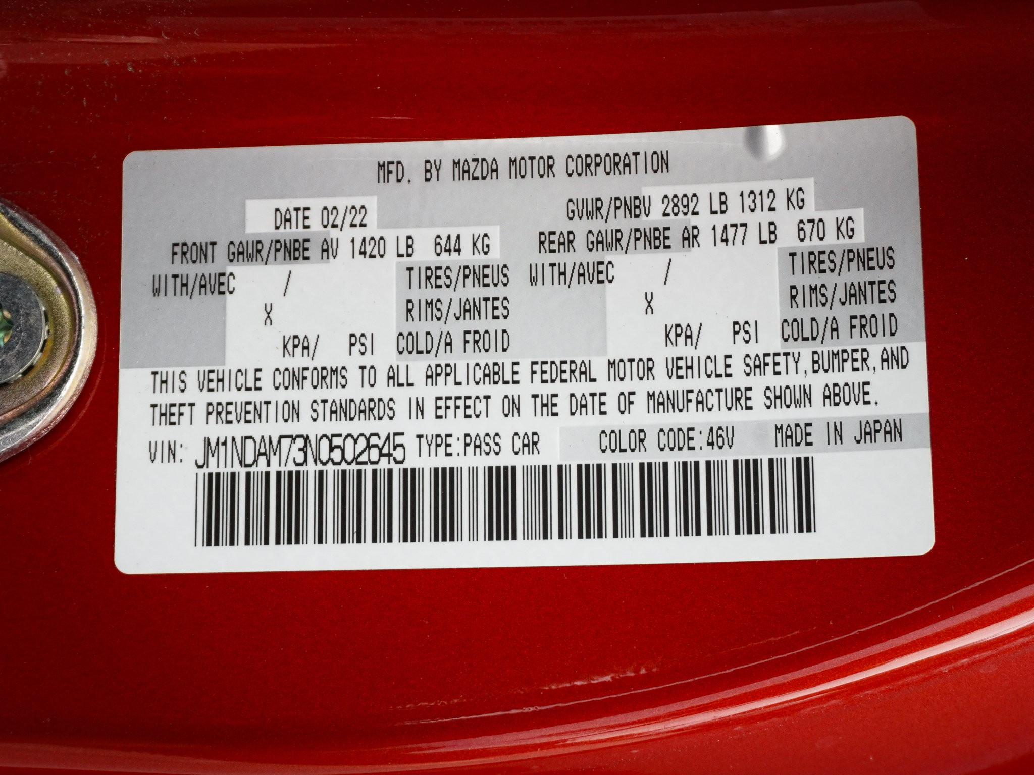 Used 2022 MAZDA MX-5 Miata RF Grand Touring RWD image 36