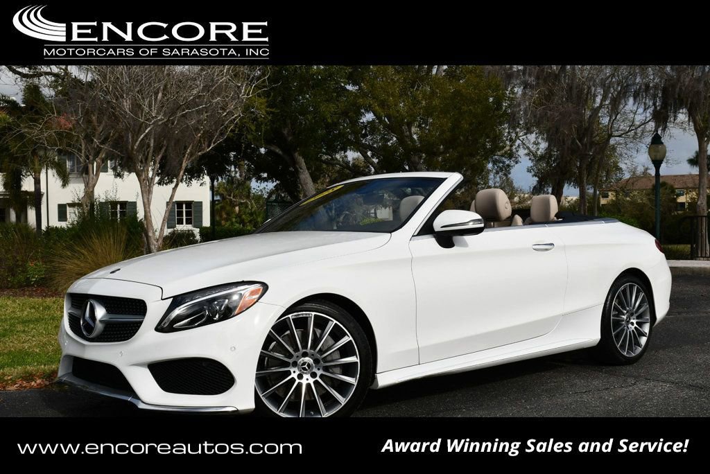 Used 2018 Mercedes-Benz C 300 Cabriolet w/ Premium Package image 1