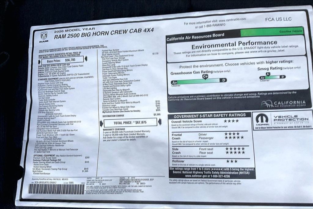 New 2026 RAM 2500 Big Horn image 14