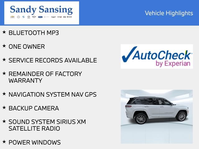 Used 2024 Jeep Grand Cherokee Summit AWD/4WD image 6