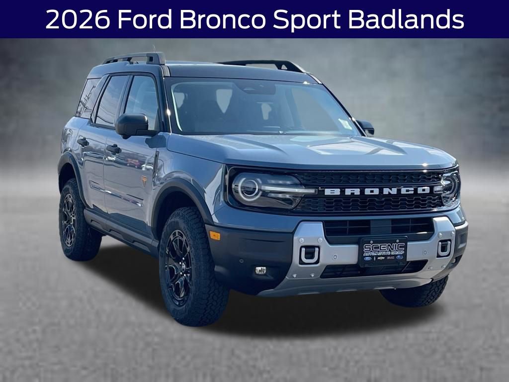 New 2026 Ford Bronco Sport Badlands w/ Sasquatch Badlands Package