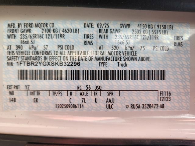 New 2025 Ford Transit 250 Low Roof AWD image 23