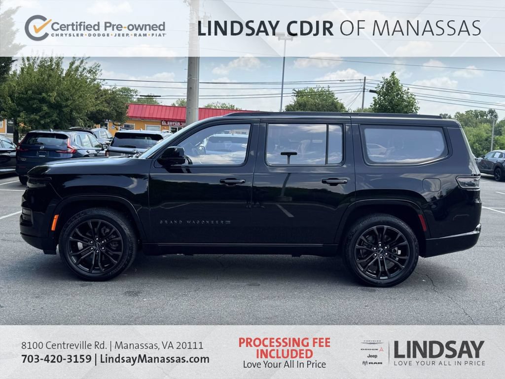 Certified 2024 Jeep Grand Wagoneer Series II Obsidian w/ Quick Order Packagew 28T AWD/4WD image 6
