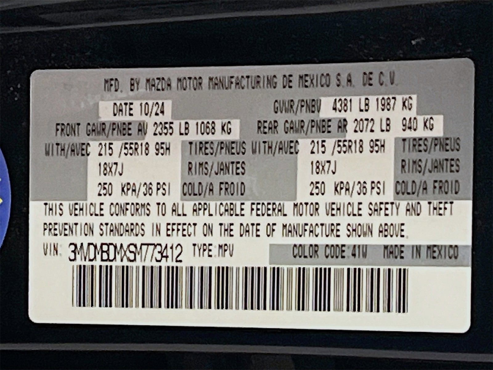 Used 2025 MAZDA CX-30 AWD 2.5 S w/ Premium Package image 34