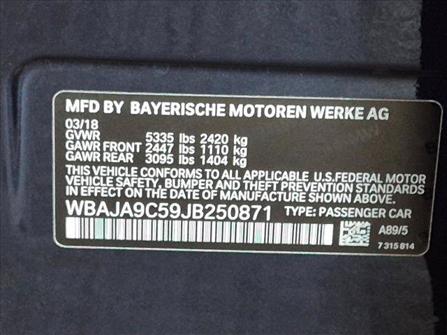 Used 2018 BMW 530e w/ Premium Package 2 RWD image 26