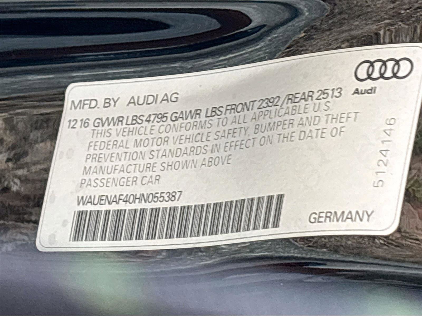 Used 2017 Audi A4 2.0T Premium Plus w/ Premium Plus Package AWD/4WD image 34