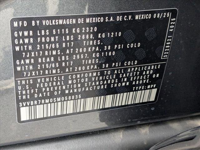 New 2025 Volkswagen Tiguan S image 17