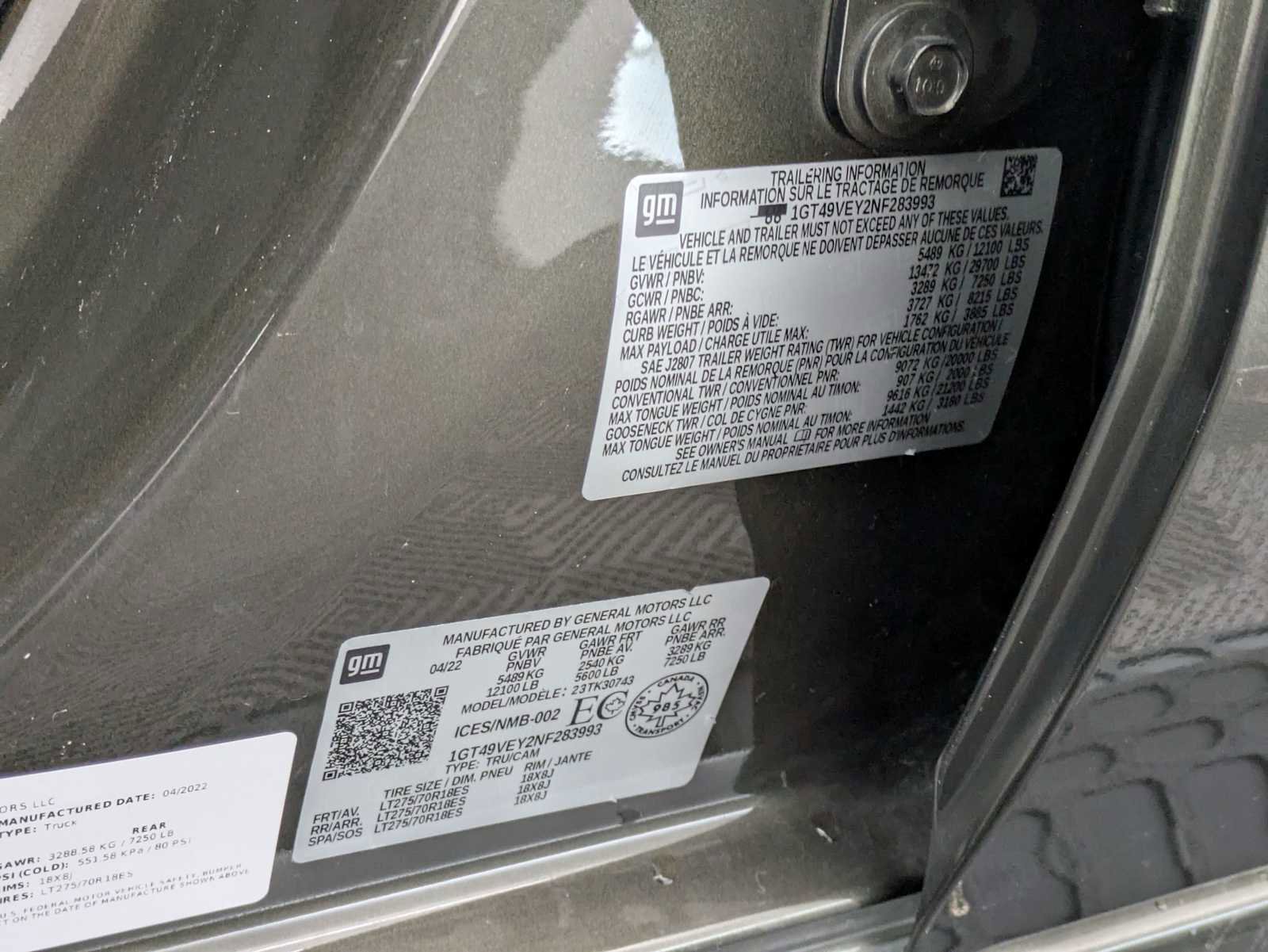 Used 2022 GMC Sierra 3500 AT4 w/ Gooseneck/5TH Wheel Package image 32