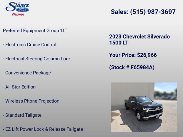 Used 2023 Chevrolet Silverado 1500 LT AWD/4WD image 22