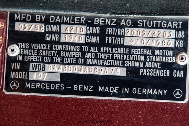 Used 1988 Mercedes-Benz 560 SL image 54