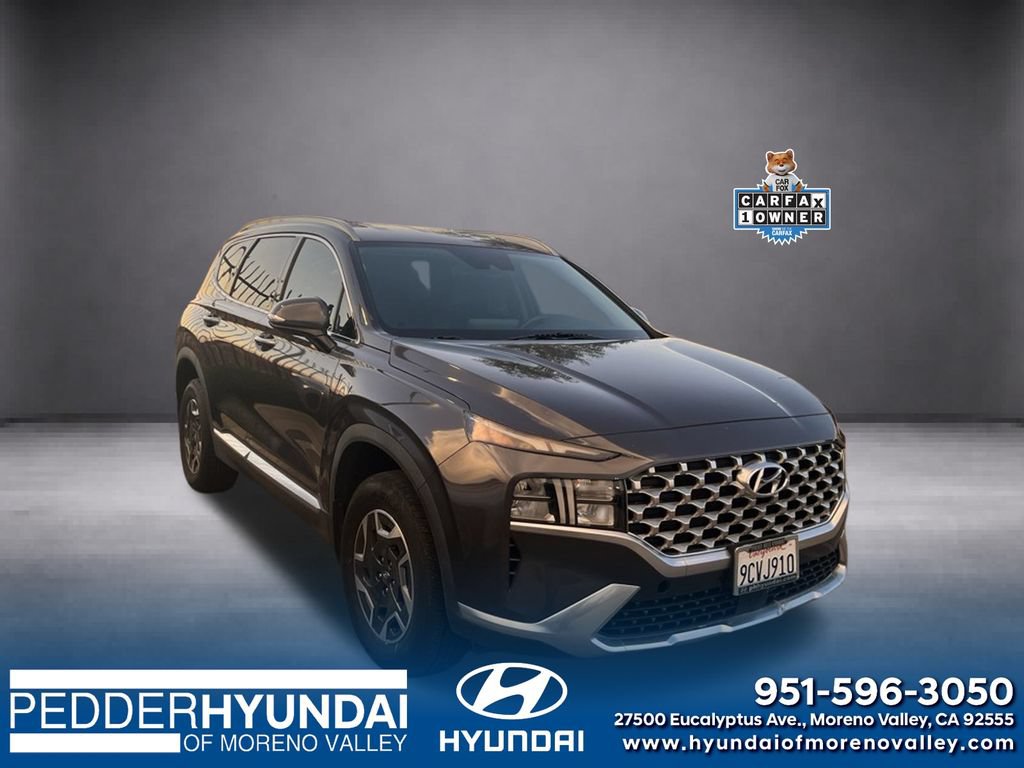 Used 2022 Hyundai Santa Fe Blue AWD/4WD image 1
