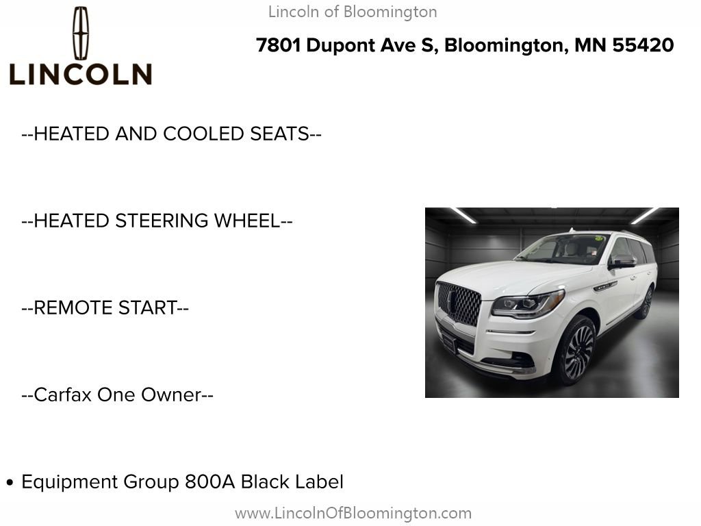 Used 2023 Lincoln Navigator Black Label AWD/4WD image 6