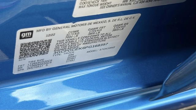 Certified 2023 Chevrolet Silverado 1500 Custom Trail Boss w/ LPO, Dark Essentials Package image 33