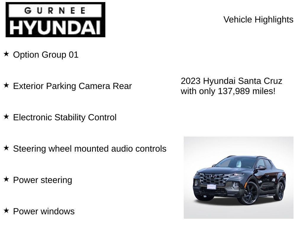 Used 2023 Hyundai Santa Cruz Night AWD/4WD image 7