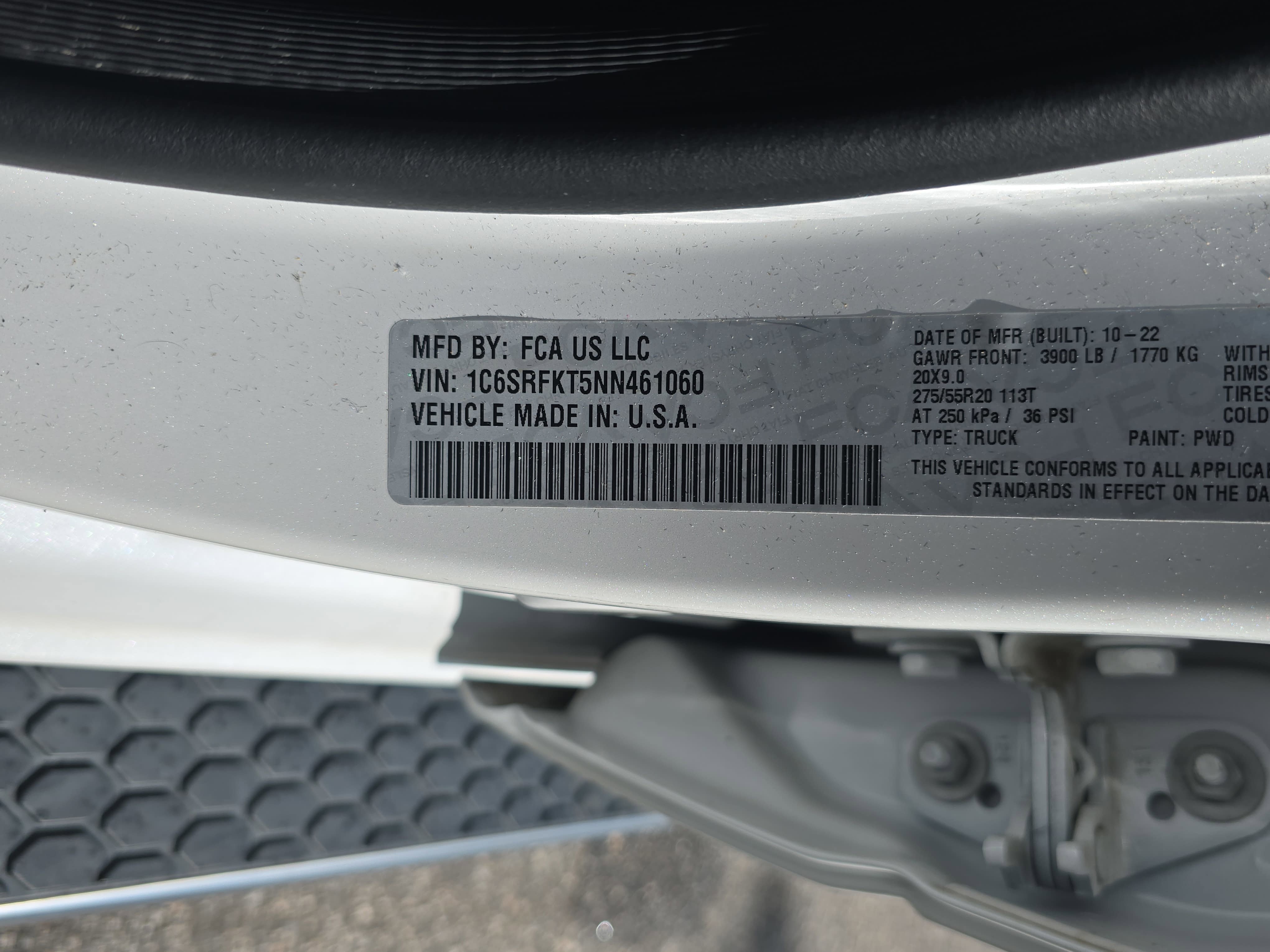 Used 2022 RAM 1500 Limited w/ Body Color Bumper Group image 34