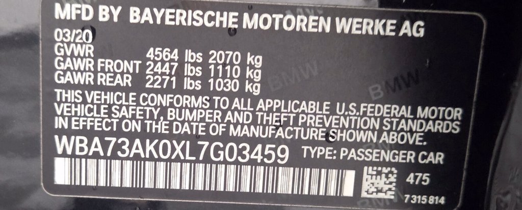 Used 2020 BMW 228i xDrive Gran Coupe w/ Convenience Package AWD/4WD image 33