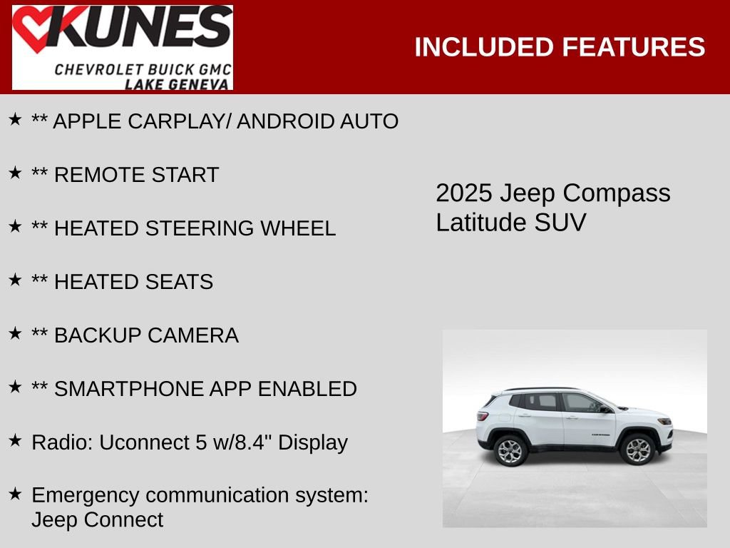 Used 2025 Jeep Compass Latitude image 2