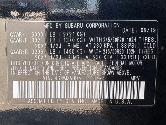 Used 2020 Subaru Ascent Touring w/ Popular Package #2A AWD/4WD image 30
