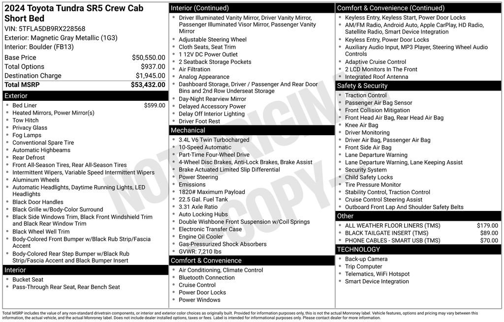 Used 2024 Toyota Tundra SR5 image 14