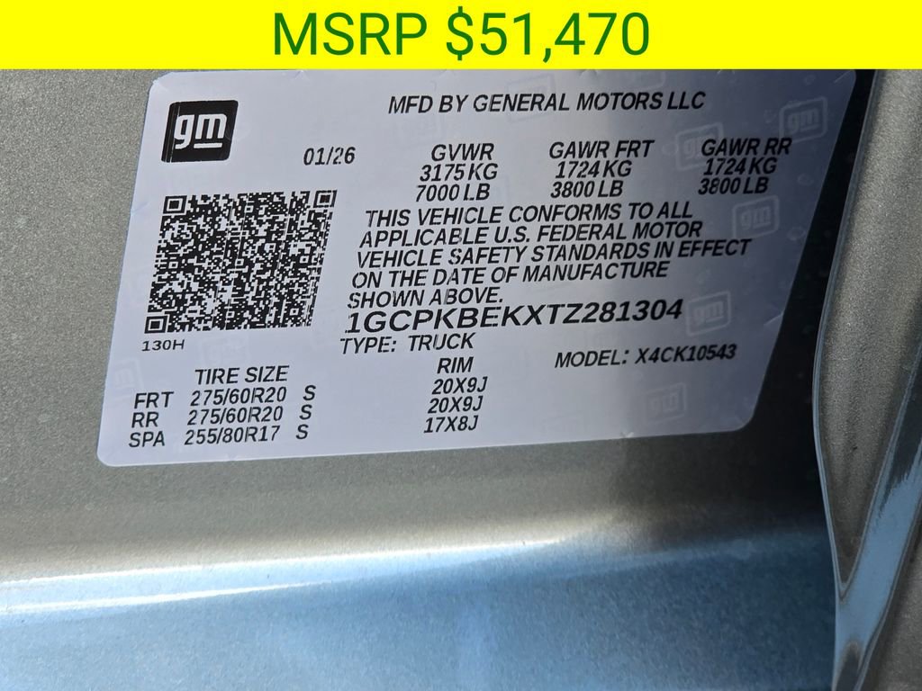 New 2026 Chevrolet Silverado 1500 Custom w/ Turbomax Blackout Package image 43