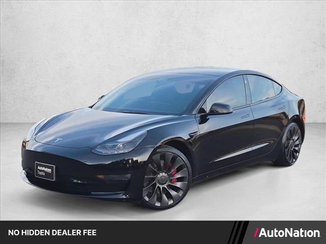 Used 2021 Tesla Model 3 Performance AWD/4WD image 1