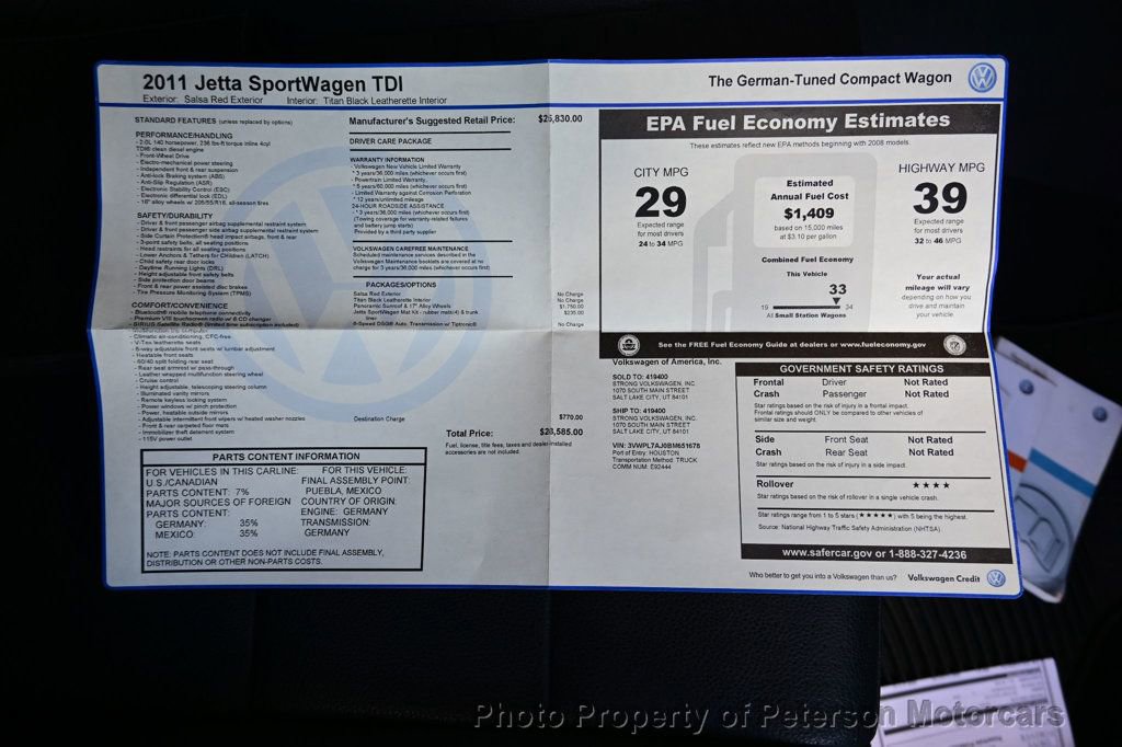 Used 2011 Volkswagen Jetta TDI image 50