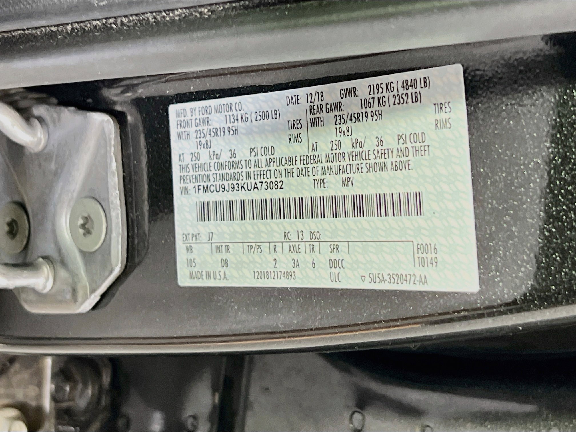 Used 2019 Ford Escape Titanium AWD/4WD image 31