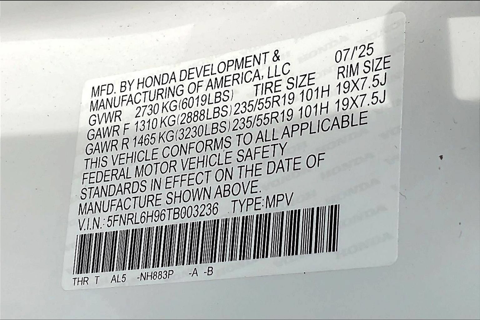 Used 2026 Honda Odyssey Elite image 19