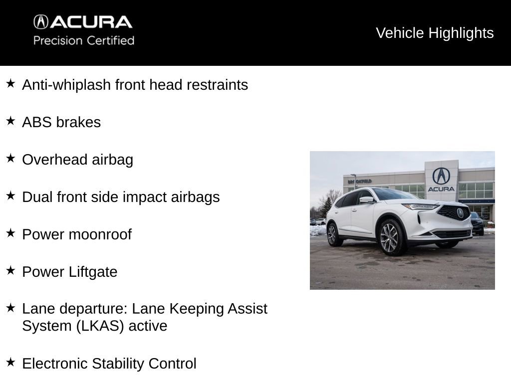 Certified 2023 Acura MDX SH-AWD w/ Technology Package image 13