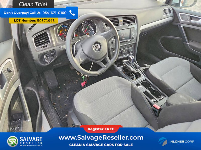 Used 2016 Volkswagen e-Golf SE w/ DC Fast Charging Package FWD image 11