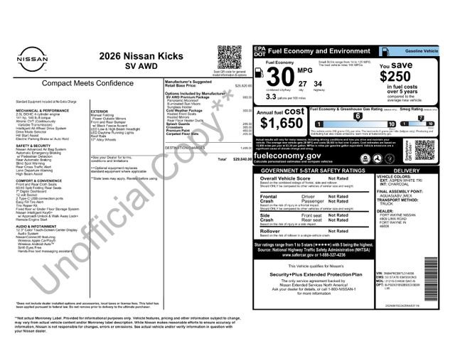 New 2026 Nissan Kicks SV w/ SV Premium Package image 38