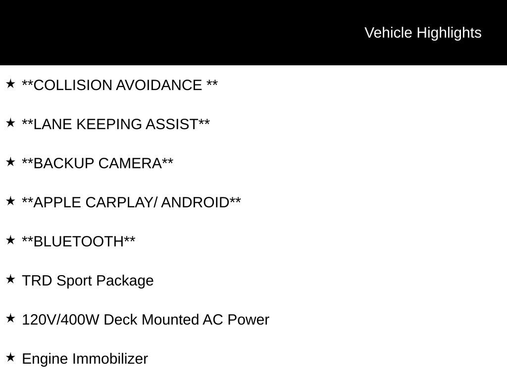 Used 2023 Toyota Tacoma TRD Sport w/ Black Out Package (TMS) image 2