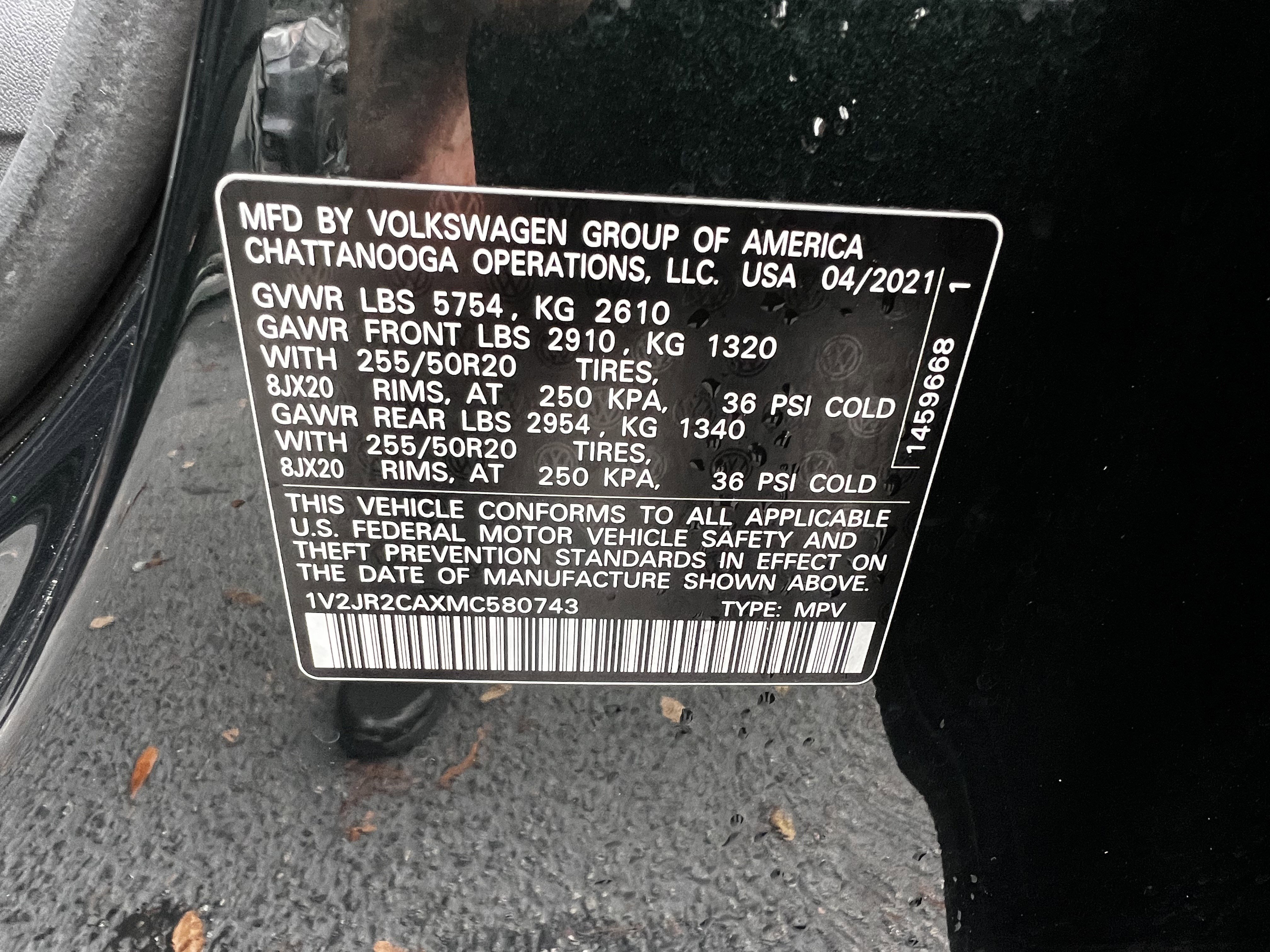 Used 2021 Volkswagen Atlas SE w/ Panoramic Sunroof Package image 52