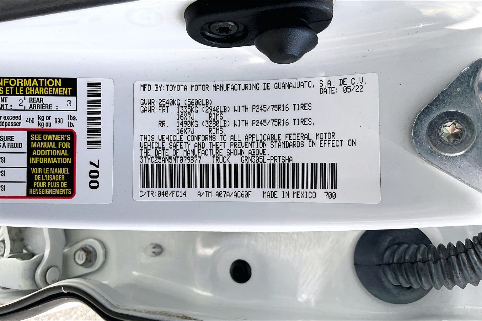 Used 2022 Toyota Tacoma SR5 AWD/4WD image 34