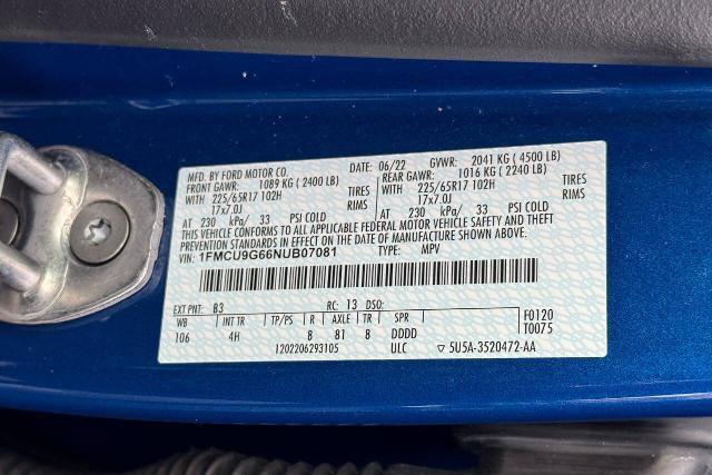 Certified 2022 Ford Escape SE w/ Convenience Package image 25